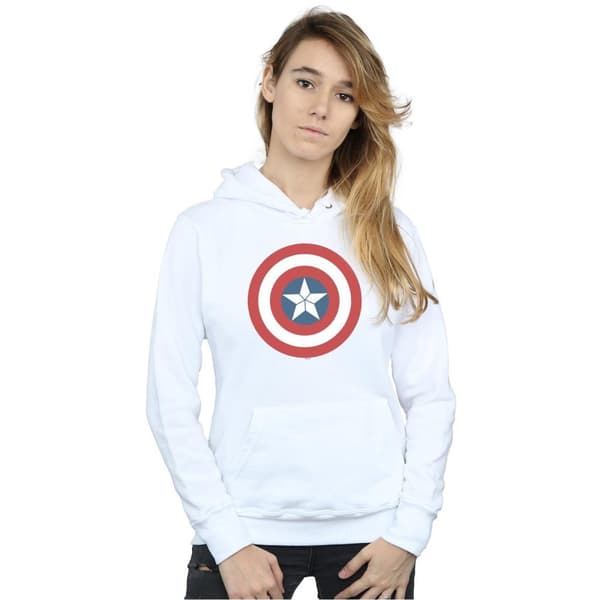 Marvel Womens/Ladies Captain America Civil War Shield Hoodie