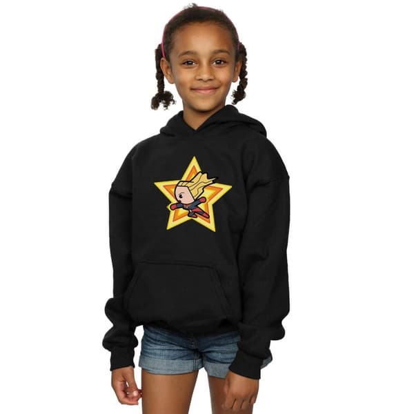 Marvel Girls Kawaii Captain Marvel Hoodie