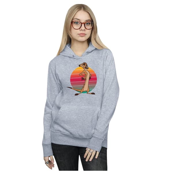 Disney Womens/Ladies The Lion King Timon Sunset Hoodie