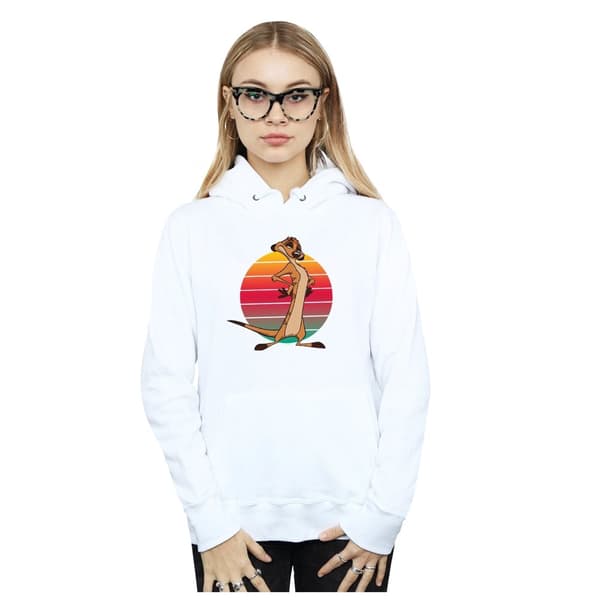 Disney Womens/Ladies The Lion King Timon Sunset Hoodie