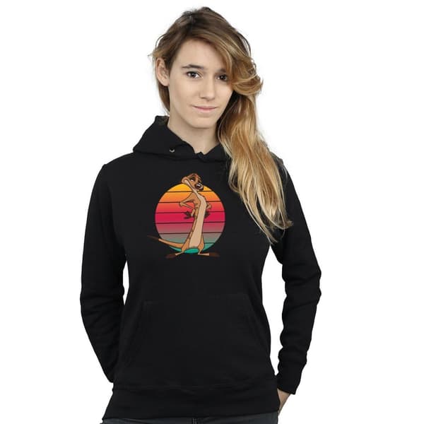 Disney Womens/Ladies The Lion King Timon Sunset Hoodie
