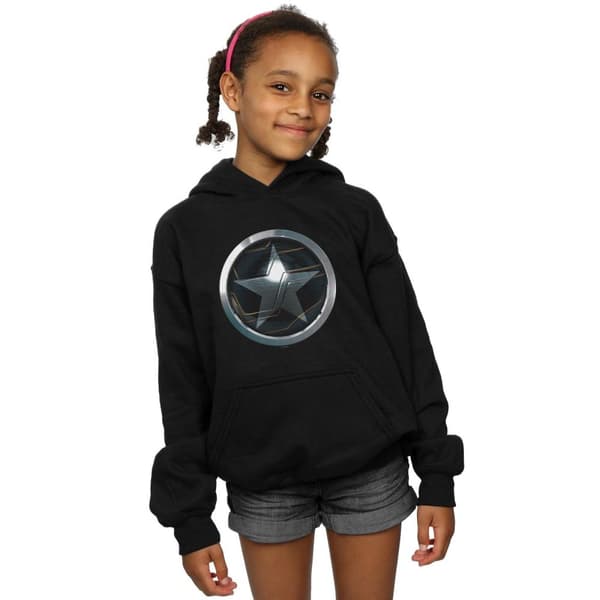 Marvel Girls The Falcon And The Winter Soldier Chest Star Hoodie