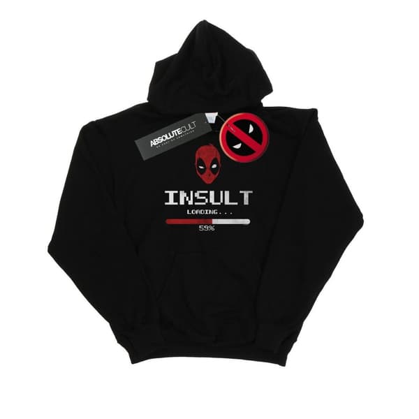 Marvel Womens/Ladies Deadpool Insult Loading Hoodie