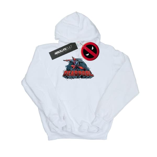 Marvel Womens/Ladies Deadpool Sword Logo Hoodie