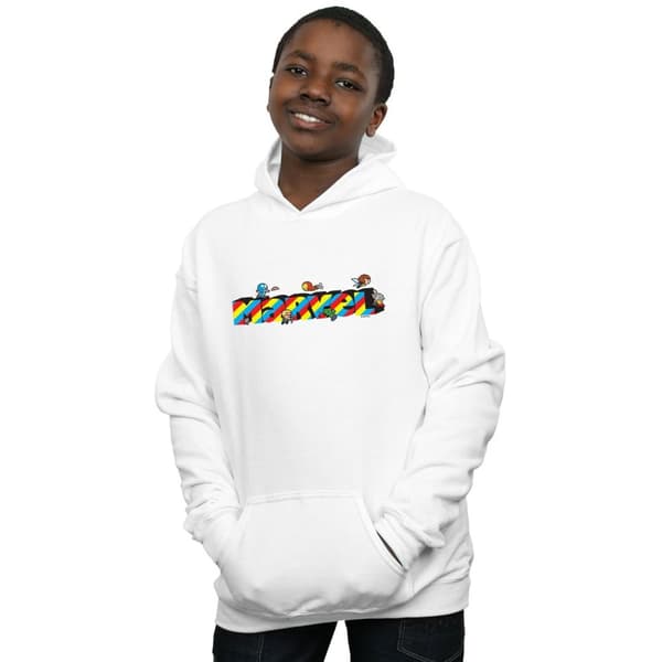 Marvel Boys Kawaii Marvel Stripes Hoodie