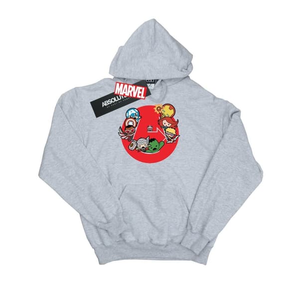 Marvel Womens/Ladies Kawaii Avengers Ready Steady War Hoodie