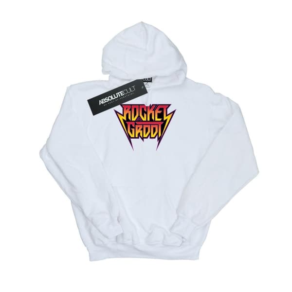 Marvel Boys Guardians Of The Galaxy Vol. 2 Rocket And Groot Metal Logo Hoodie