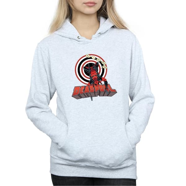 Marvel Womens/Ladies Deadpool Upside Down Hoodie