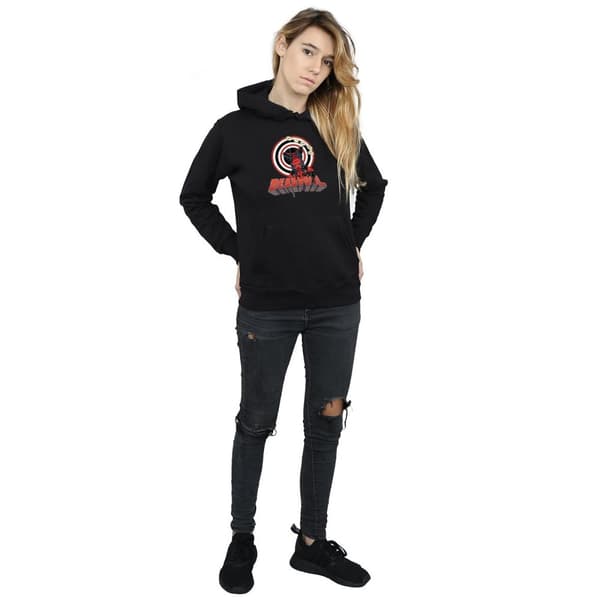 Marvel Womens/Ladies Deadpool Upside Down Hoodie