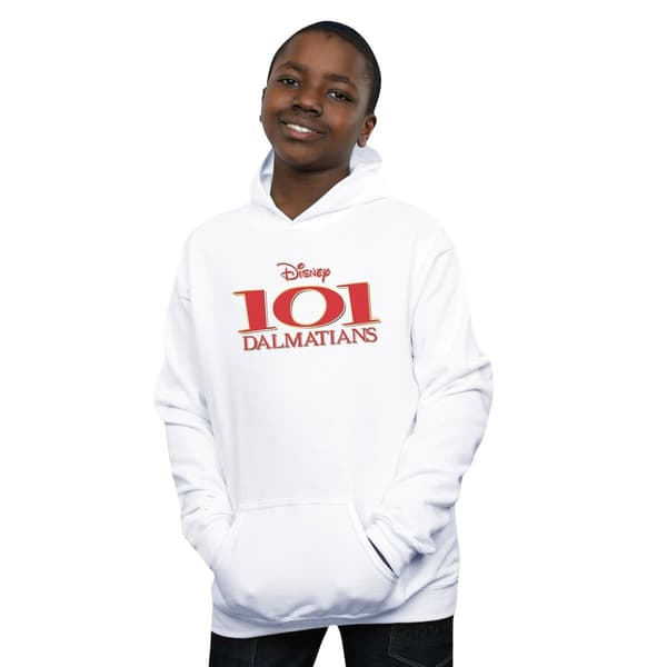 Disney 101 Dalmatians Logo Hoodie för pojkar