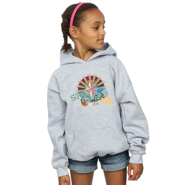 Marvel Girls Captain Marvel Star Power Hoodie