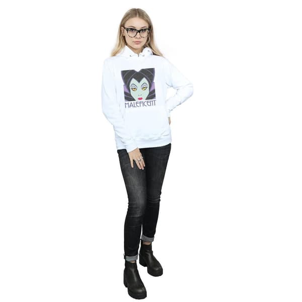 Disney Kvinnor/Ladies Maleficent Hoodie med kupat huvud