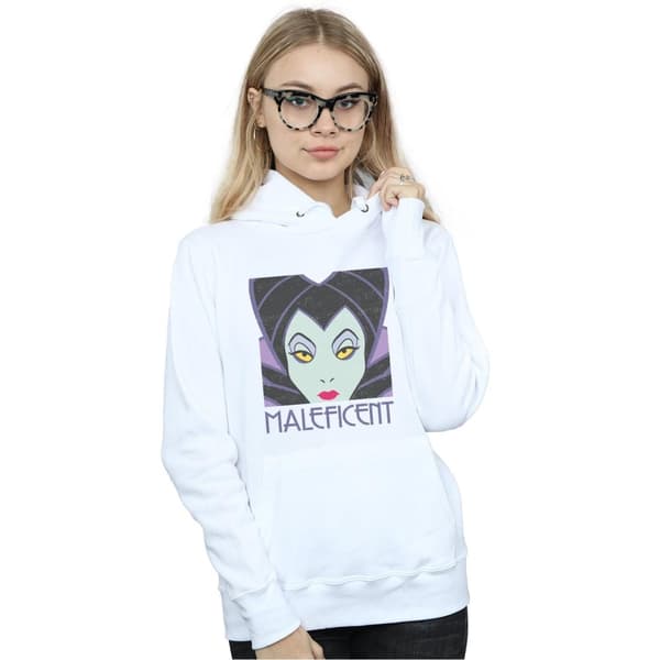 Disney Kvinnor/Ladies Maleficent Hoodie med kupat huvud