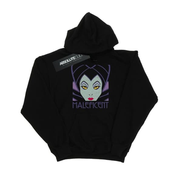 Disney Kvinnor/Ladies Maleficent Hoodie med kupat huvud