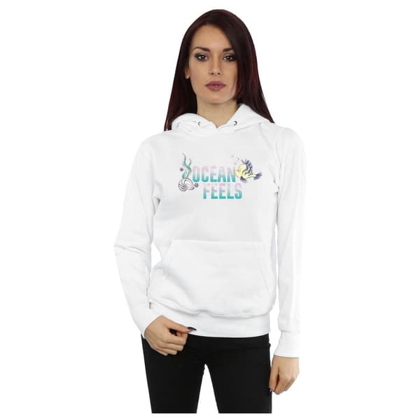 Disney Womens/Ladies Den lilla sjöjungfrun Ocean Hoodie