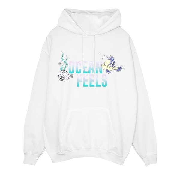 Disney Womens/Ladies Den lilla sjöjungfrun Ocean Hoodie