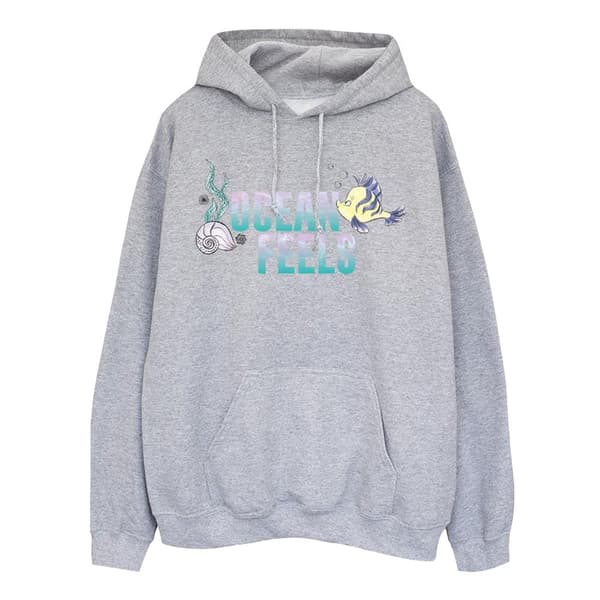 Disney Womens/Ladies Den lilla sjöjungfrun Ocean Hoodie