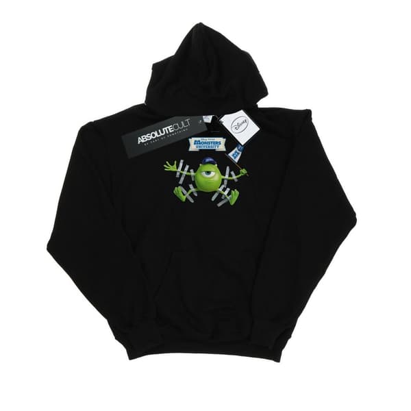 Disney Monsters University-hoodie med tejp för flickor Black 7-8 Years