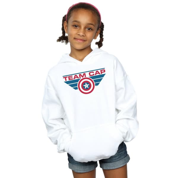 Marvel Captain America Civil War Team Cap Hoodie för flickor