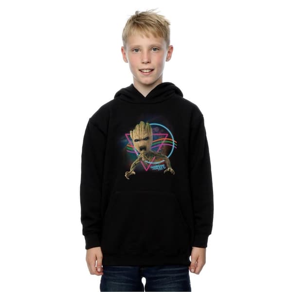 Marvel Pojkar Guardians Of The Galaxy Neon Groot Hoodie