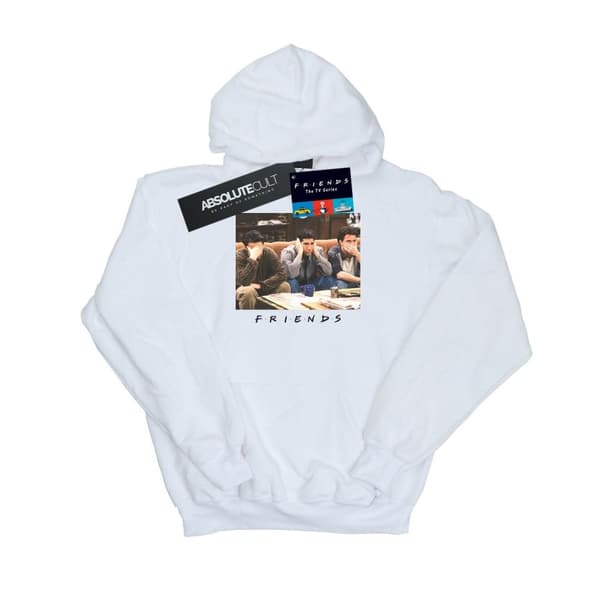 Friends Girls Three Wise Guys Hoodie White 7-8 Years