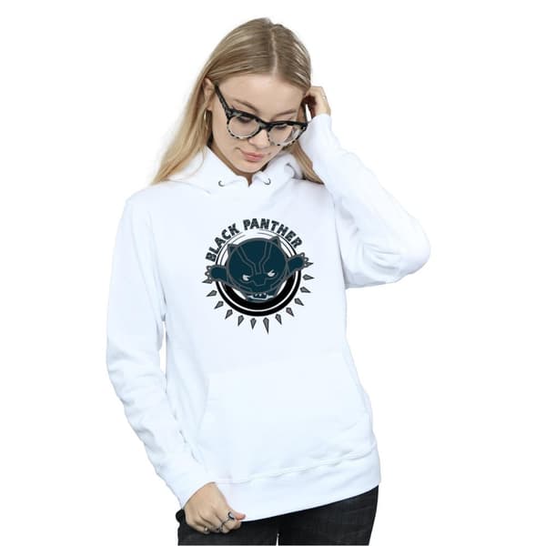 Marvel Womens/Ladies Kawaii Black Panther Pounce Hoodie