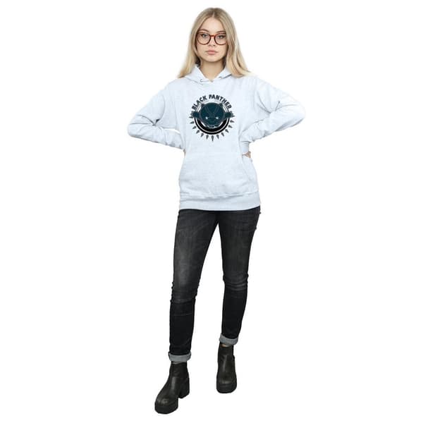 Marvel Kvinnor/Ladies Kawaii Black Panther Pounce Hoodie