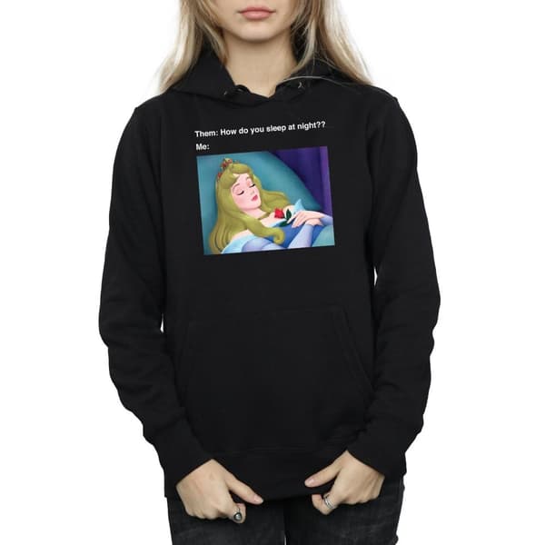 Disney Huvtröja för kvinnor/damer Sleeping Beauty Meme