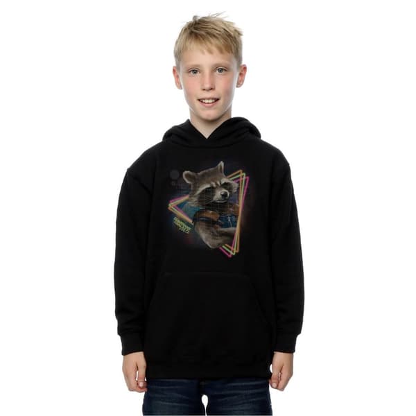 Marvel Pojkar Guardians Of The Galaxy Neon Rocket Hoodie