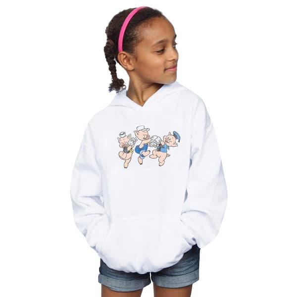Disney Girls Three Little Pigs Having Fun Hoodie