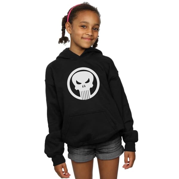 Marvel Punisher Skull Circle-hoodie för flickor