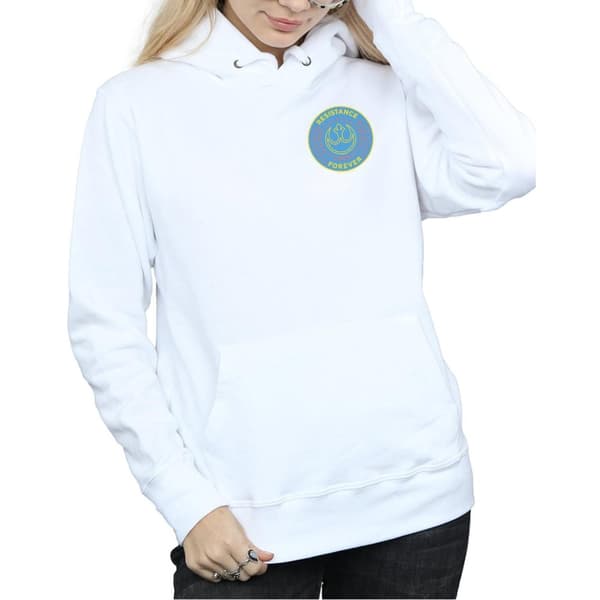 Star Wars: The Rise of Skywalker Womens/Ladies Resistance Forever Breast Print Hoodie