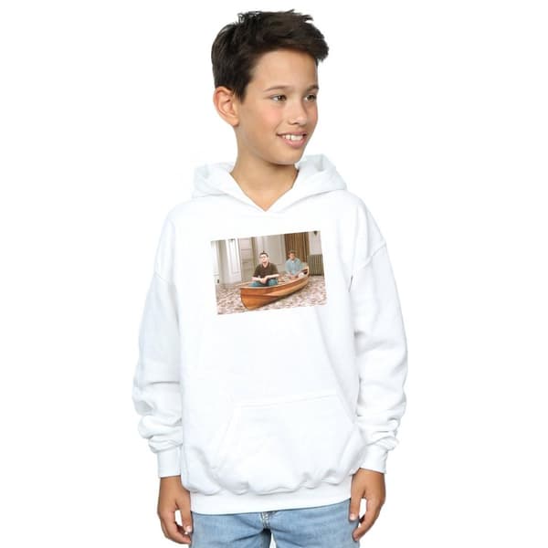 Friends Boys Boat Photo Hoodie