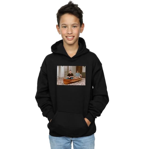 Friends Boys Boat Photo Hoodie