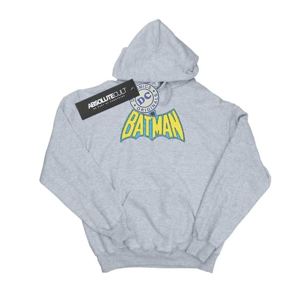 DC Comics Boys Batman Crackle Logo Hoodie
