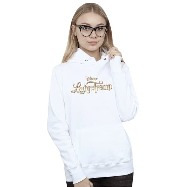 Disney Womens/Ladies Lady And The Tramp Classic Logo Hoodie