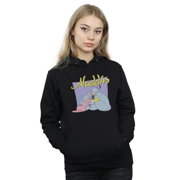 Disney Womens/Ladies Aladdin Genie Wishing Dude Hoodie