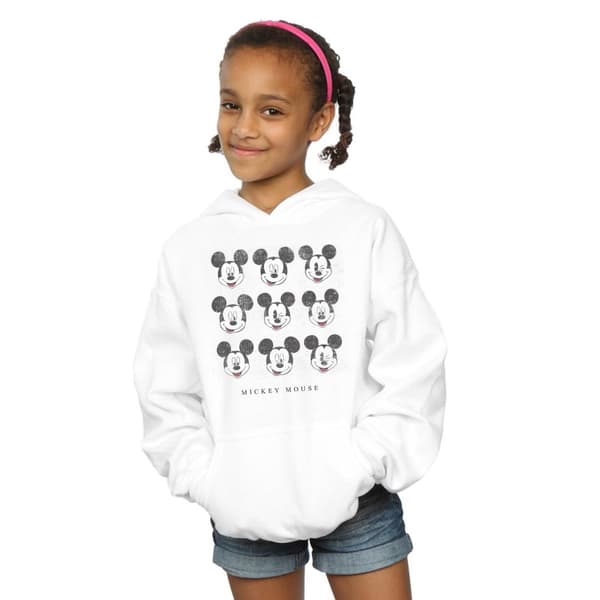 Disney Girls Mickey Mouse Wink And Smile Hoodie