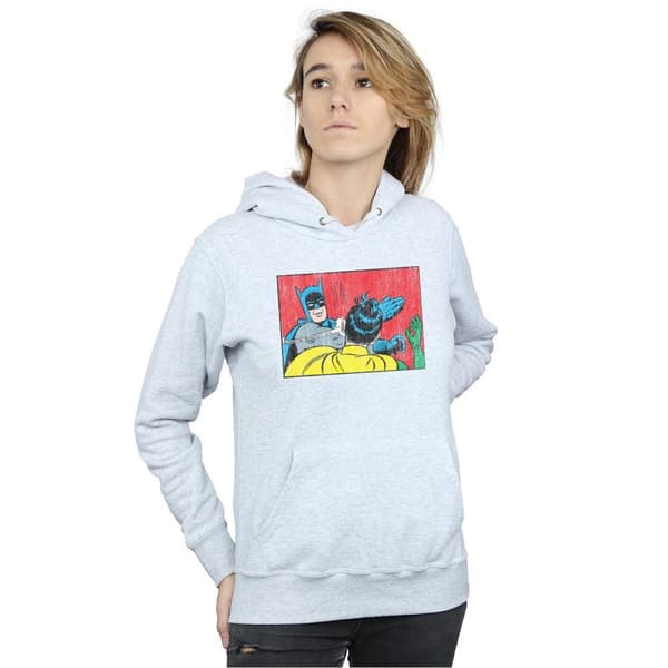 DC Comics Kvinnor/Damer Batman Robin Slap Hoodie