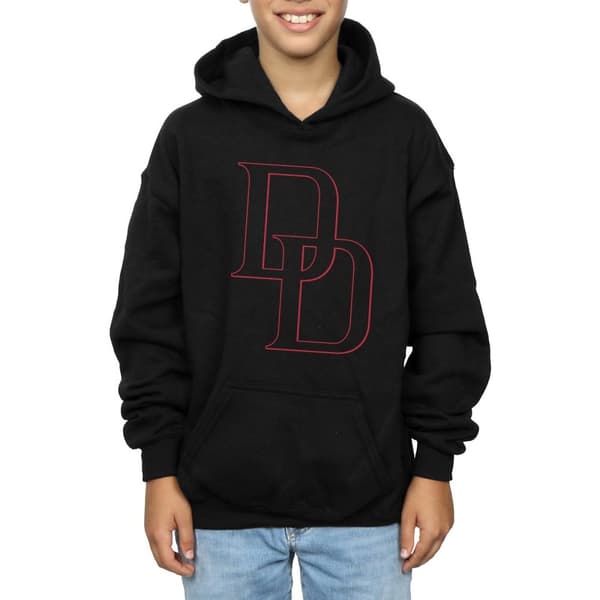 Marvel Daredevil-hoodie med logotyp och konturer för pojkar