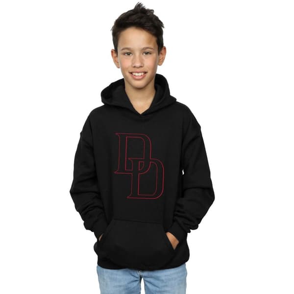 Marvel Daredevil-hoodie med logotyp och konturer för pojkar