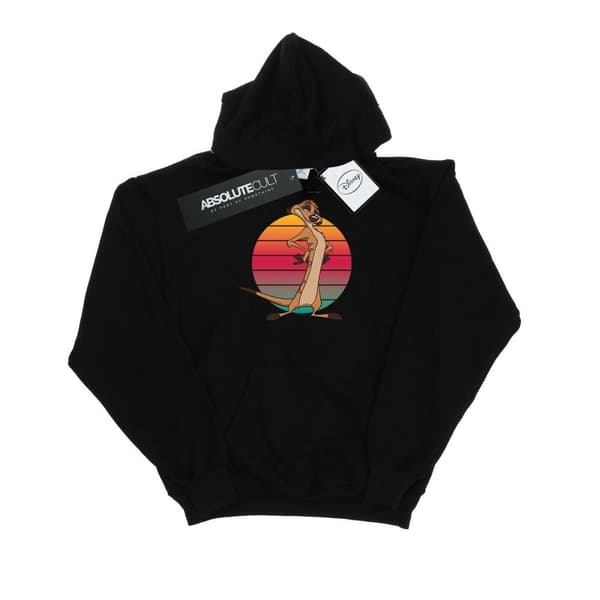 Disney Girls Lejonkungen Timon Sunset Hoodie Black 12-13 Years