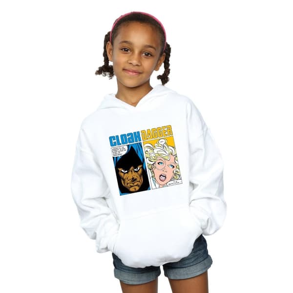 Marvel Girls Cloak And Dagger Comic Panels Hoodie