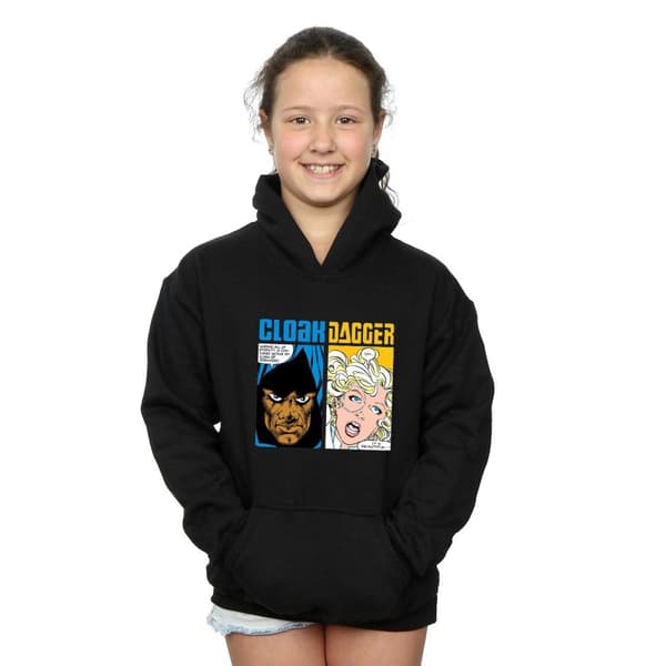 Marvel Girls Cloak And Dagger Comic Panels Hoodie