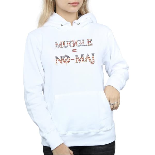 Fantastic Beasts Hoodie för kvinnor/damer No Muggle No Maj