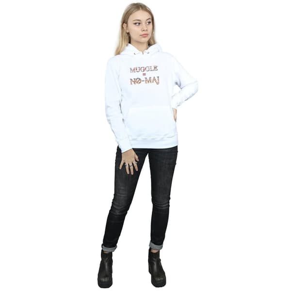 Fantastic Beasts Hoodie för kvinnor/damer No Muggle No Maj