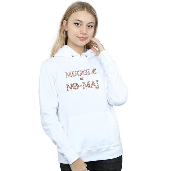 Fantastic Beasts Hoodie för kvinnor/damer No Muggle No Maj