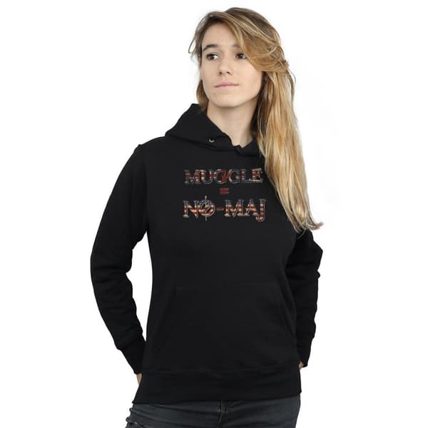 Fantastic Beasts Hoodie för kvinnor/damer No Muggle No Maj