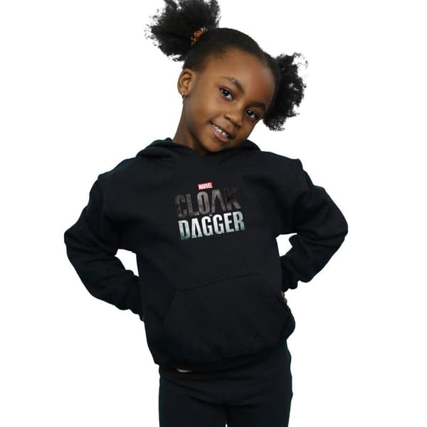 Marvel Girls Cloak And Dagger Logo Hoodie