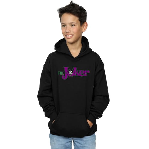 DC Comics Pojkar The Joker - Huvtröja med textlogga